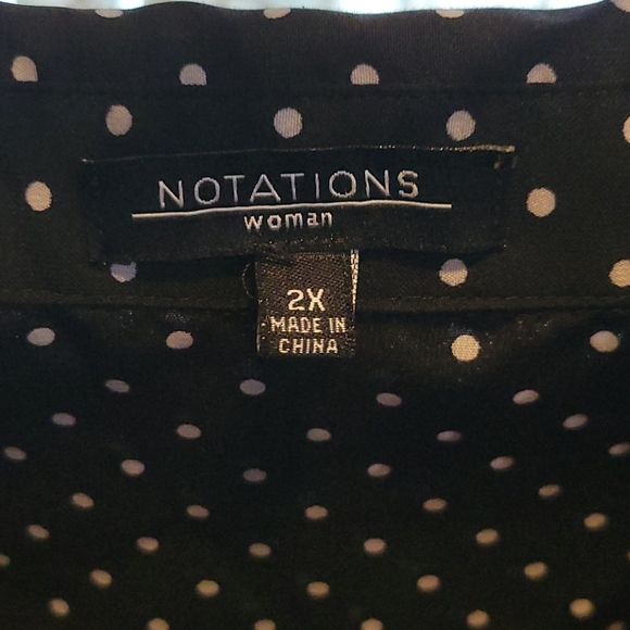 Notations Blouse - Picture 4 of 5